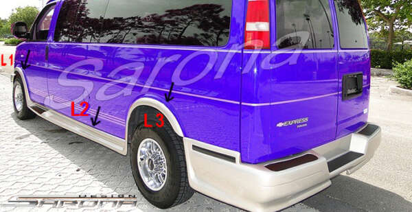 2003-2024 Chevrolet Express Van Running Boards