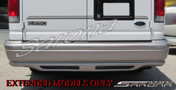 1992-2014 Ford Econoline Van Rear Bumper